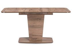 Стол на тумбе Токио-28 120(152)х75х75 дуб табачный / антрацит