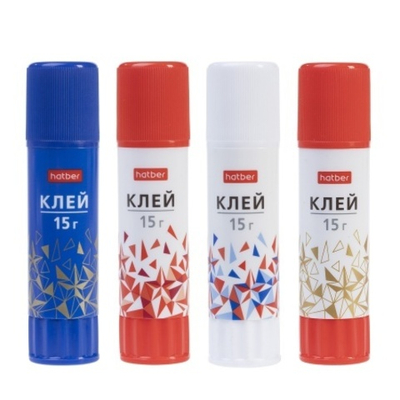 Клей-Карандаш Hatber -Россия- 15гр