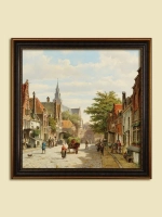 Картина серии "Голландия" настенная для интерьера 36*36 см