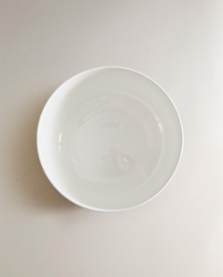 Zara Home миска из костяного фарфора, цвет белый, 15.1 см