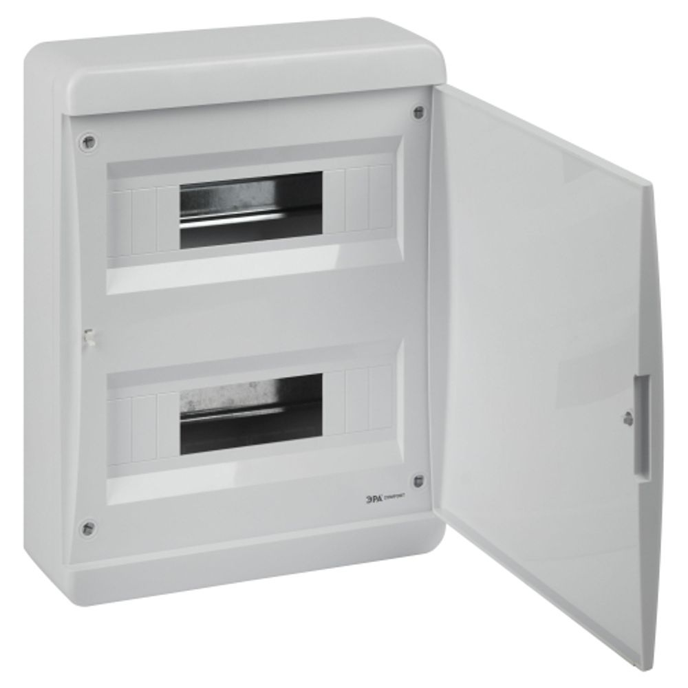 Корпус пластиковый навесной ЭРА COMFORT ЩРН-П-24 IP41 белый | Корпуса пластиковые модульные
