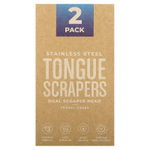 basicConcepts, скребки для языка из высококачественной стали, 2 шт.