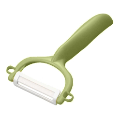 Нож для чистки с плавающим лезвием Kyocera Kitchen accessories зеленый Япония