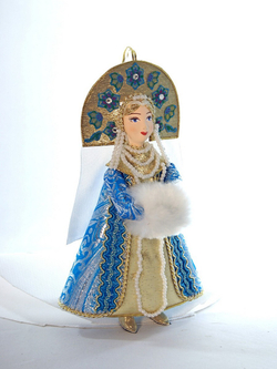 Кукла-подвеска Снегурочка