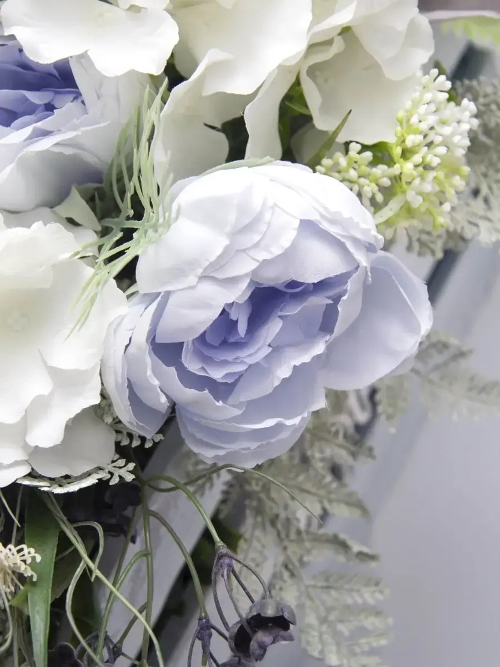 Композиция в ящике "Гортензия"