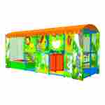 Детский уличный игровой лабиринт с крышей «ДжунглиЛэнд» 7,38×2,46×3,1 м