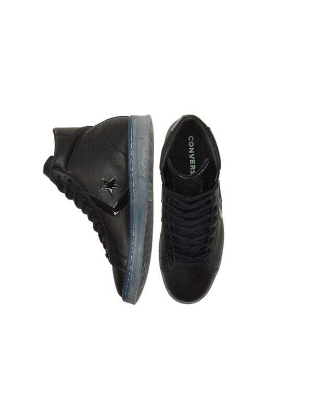 Кроссовки Converse Pro Leather High 'Black Ice Black Clear'