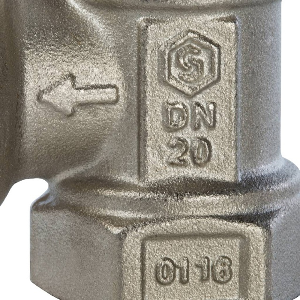 Клапан термостатический угловой STOUT - 3/4" x 3/4" (ВР/НГ, PN10, Tmax 100°C)