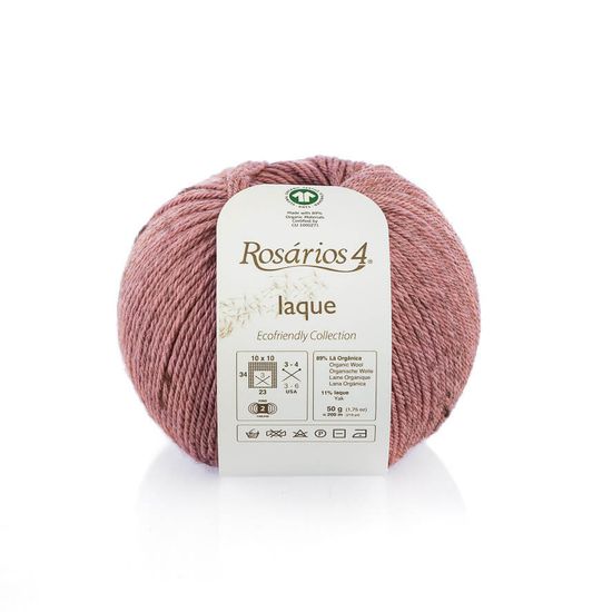 Пряжа ROSARIOS 4 Iaque (89% органическая шерсть, 11% пух яка)