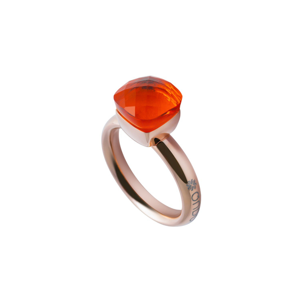 Кольцо Qudo Firenze orange glow 17.2 мм 611944 BR/RG размер 17,2