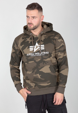 Толстовка мужская ALPHA INDUSTRIES Basic Hoody Camo