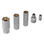 Набор инструментов, 1/2", 1/4", CrV, S2, пластиковый кейс, 122 предмета Denzel