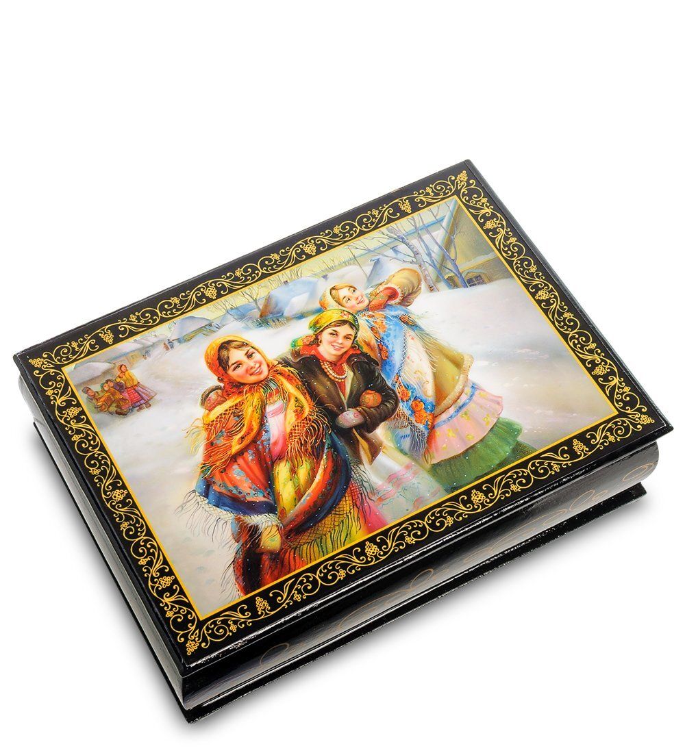 Народные промыслы ШК-11/56-A Шкатулка в технике декупаж (13х18х4)