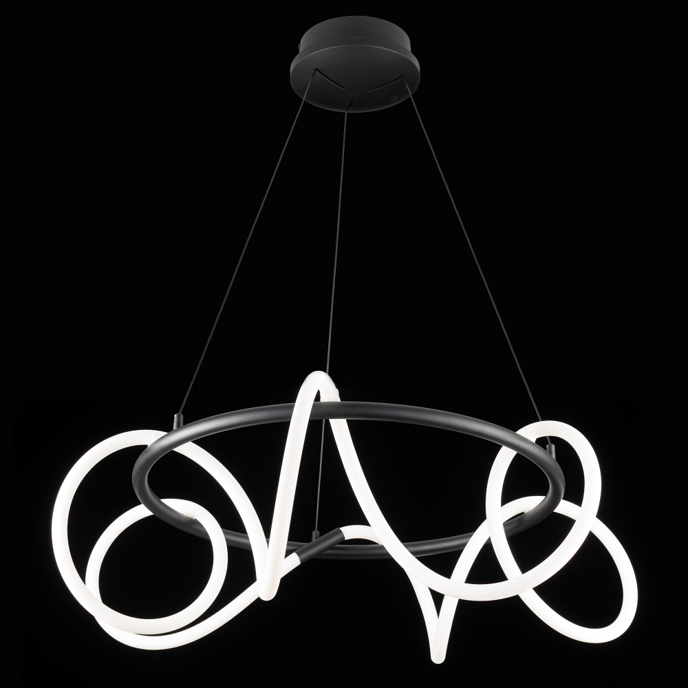 Citilux PYTHON CL220261 Люстра подвесная с пультом Чёрная