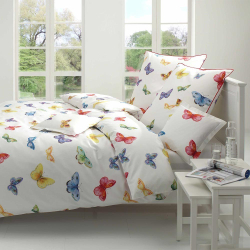 Пододеяльник 200x200 Elegante Butterfly белый фото