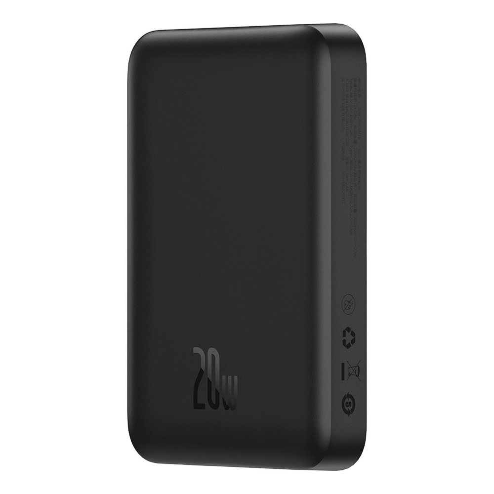 Внешний аккумулятор + Беспроводная зарядка Baseus Magnetic Mini Wireless Fast Charge Power Bank C+Qi 10000mAh 20W (MagSafe) - Black