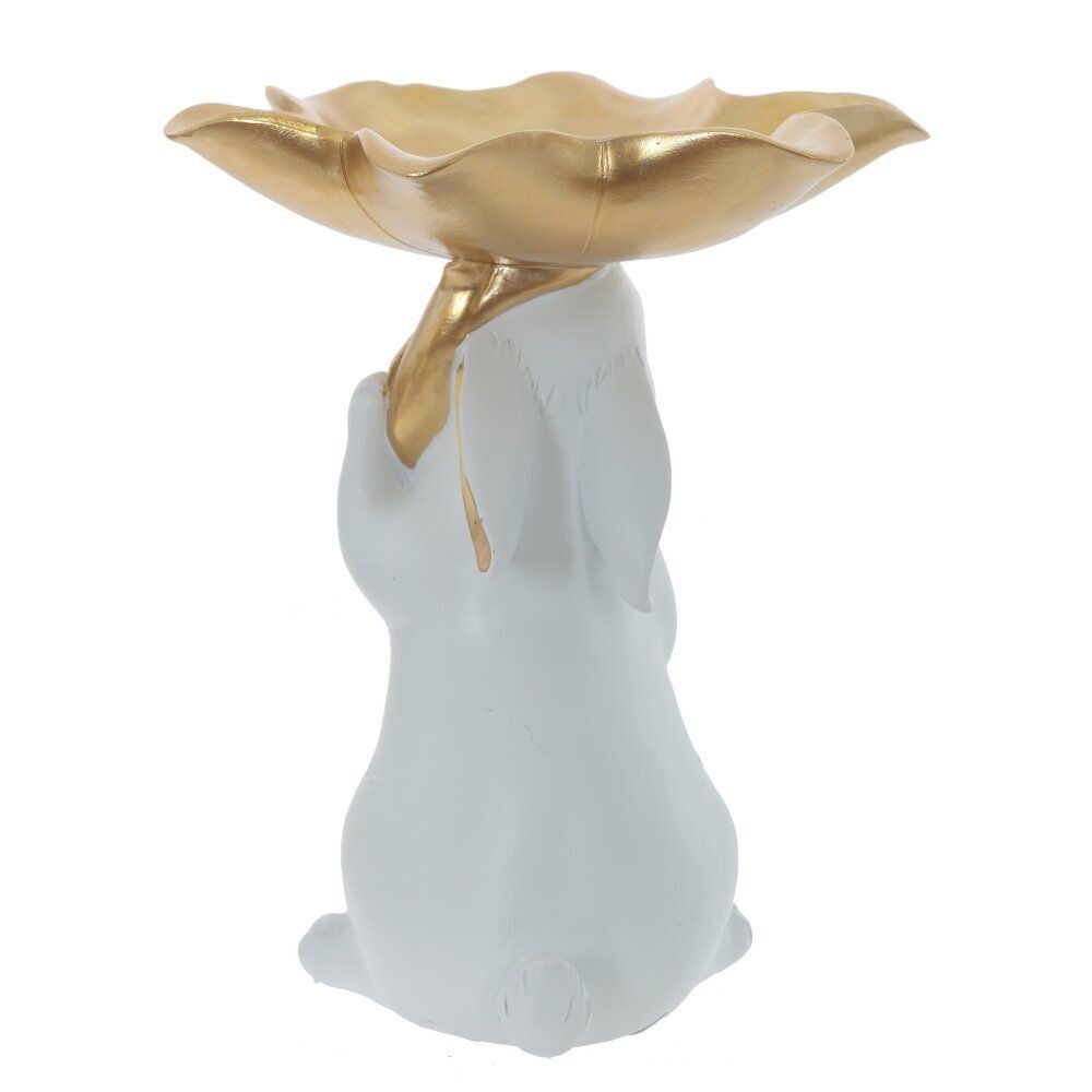 GAEM Фигурка декоративная "Заяц" с подносом, L17,5 W17,5 H20,5 см