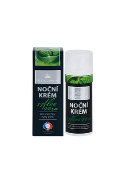 Regina Aloe Vera - ночной крем для лица с алоэ вера /   50  ml  / GTIN 8595002328730