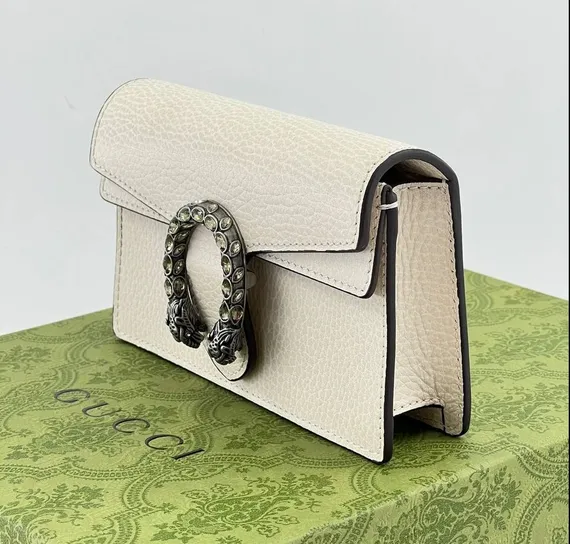 Сумка Gucci Dionysus GG Super Mini белый