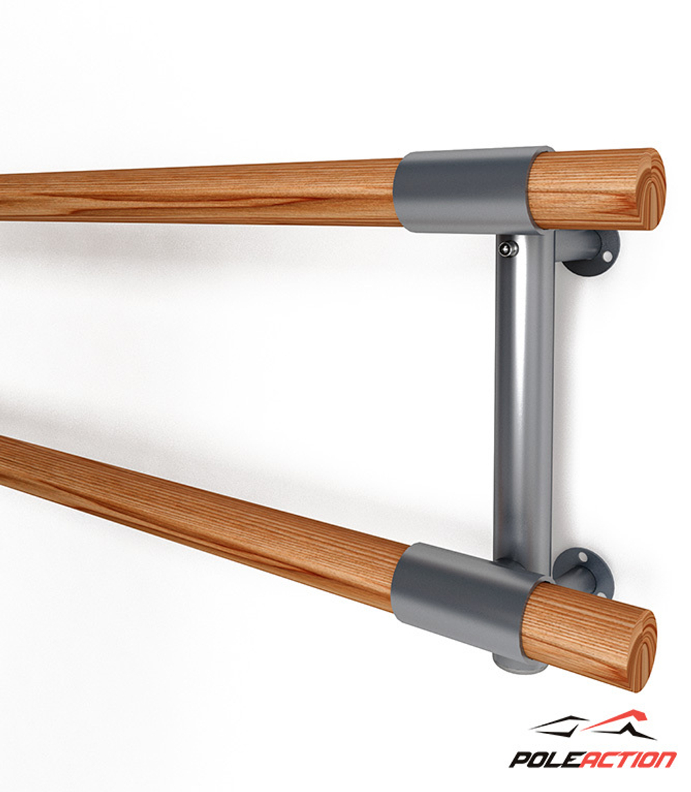 Модель №21 - кронштейн балетного станка двухуровневого "Элегант"