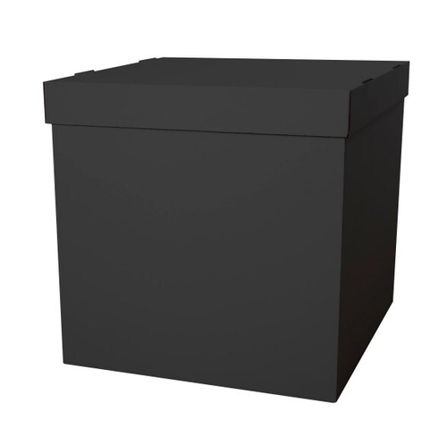 Коробка для воздушных шаров Черный, 60*60*60 см