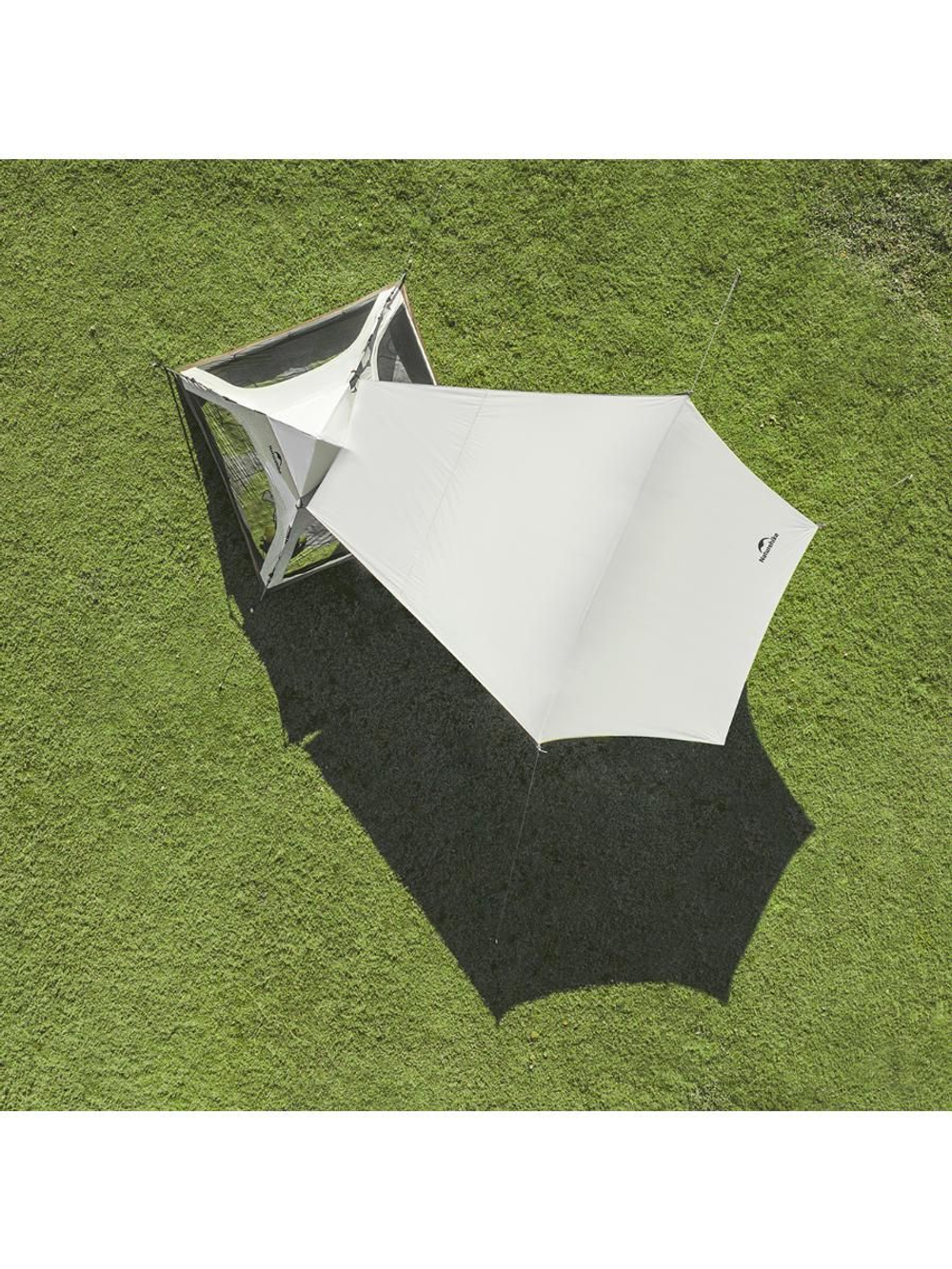 Палатка Naturehike Ango Automatic CNK2550WS010 трёхместная, большая, бежевая с коричневым