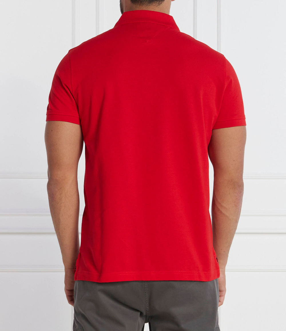 Поло GS CHECK PLACKET Tommy Hilfiger - красный(MW0MW33266)