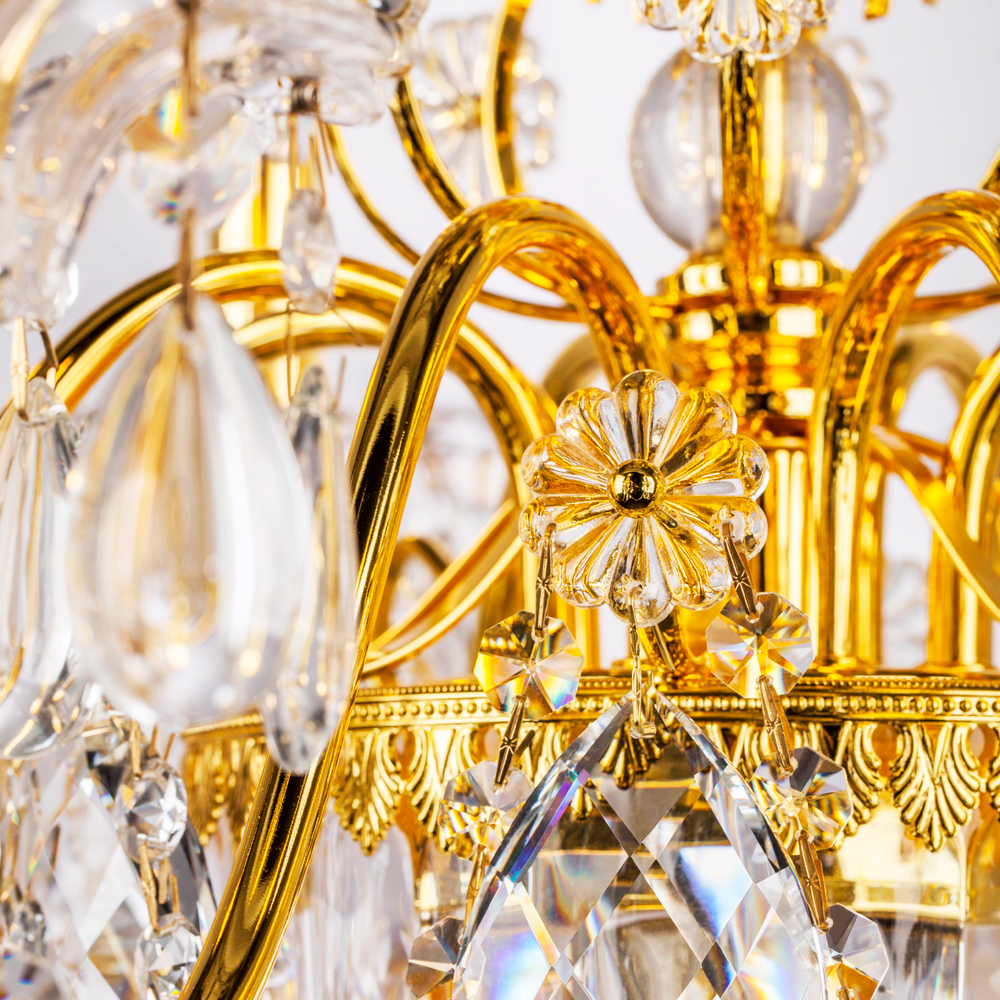 790112 Люстра SCHON 11х60W E14 ЗОЛОТО