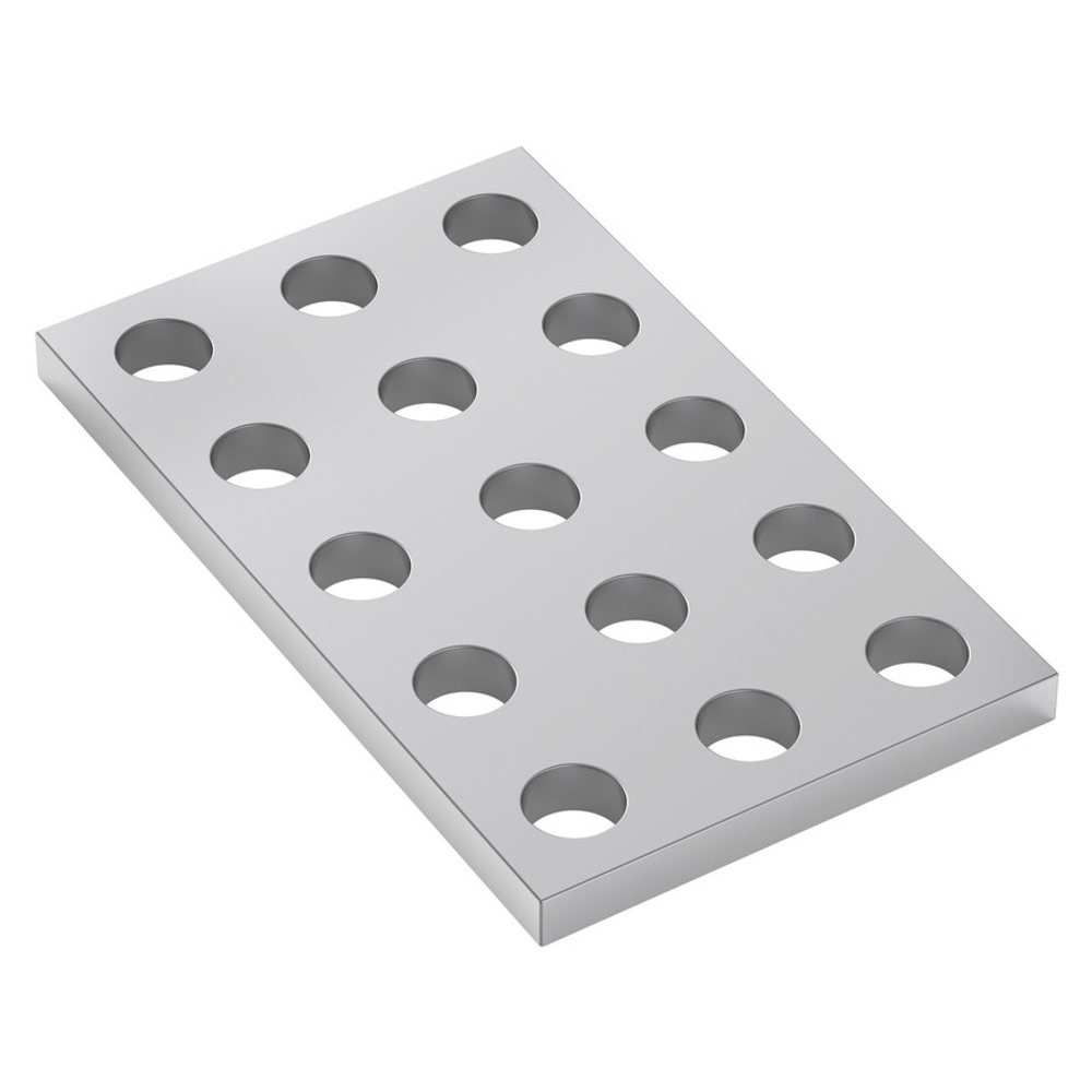 1116 Series Grid Plate (3 x 5 Hole, 24 x 40mm)