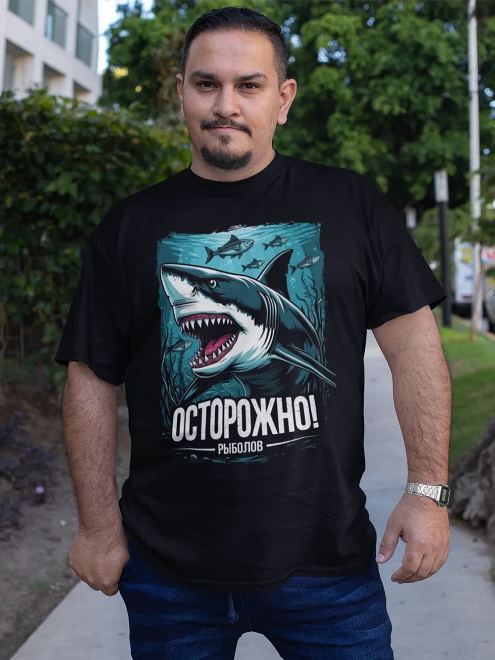 Футболка на рыбалку