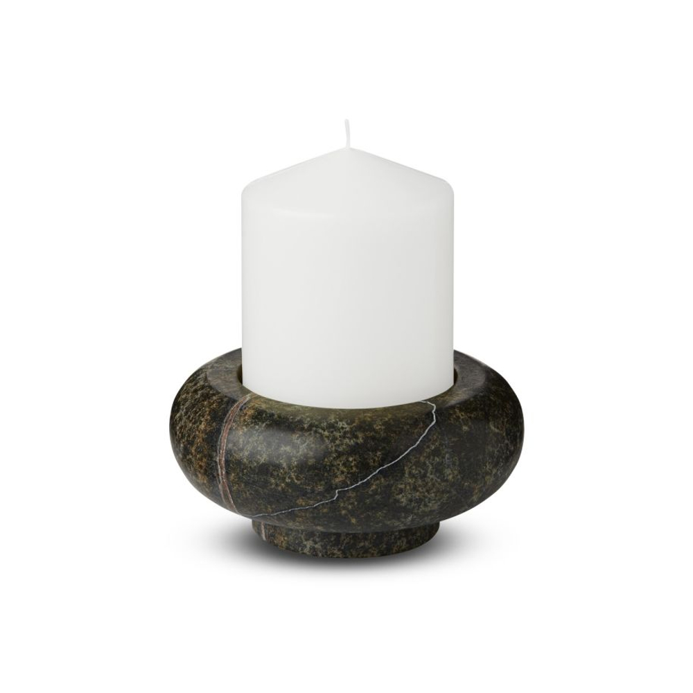 Подсвечник Stone Stacking green