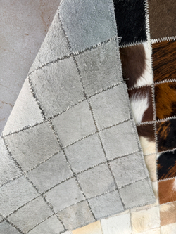 Ковер овальный натуральный Телячья шкура