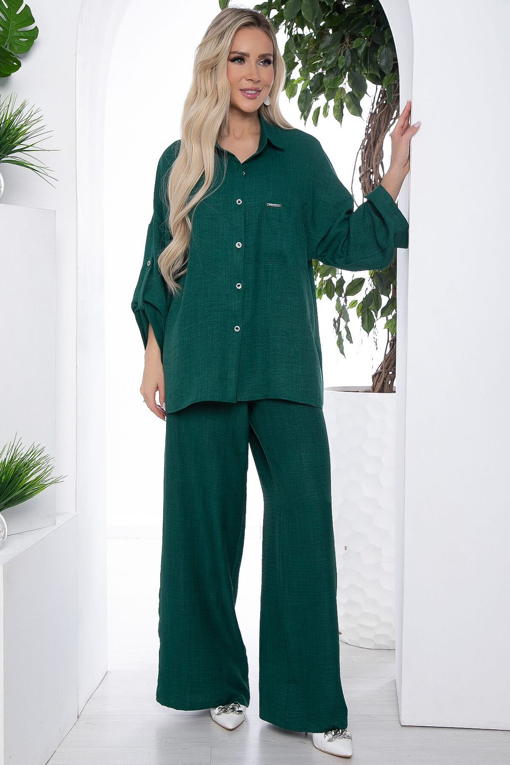 Костюм Лиссабон (зеленый) К10318 LT Collection