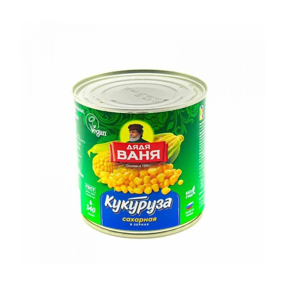 Кукуруза сахарная Дядя Ваня 340 г