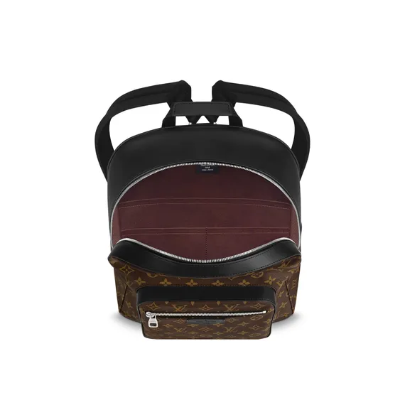 Рюкзак Louis Vuitton Josh канва Monogram Macassar коричневый