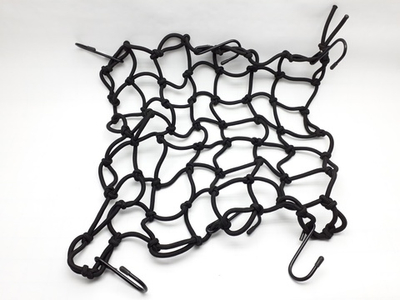 Багажная сетка REXWEAR, металлические крючки, 40*40 см, чёрный