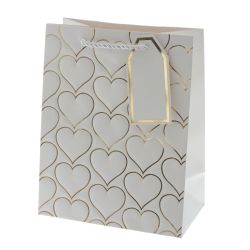 GAEM Пакет подарочный S (бумага 210г/м2, блок 12шт), L18 W10 H23 см, 4в.