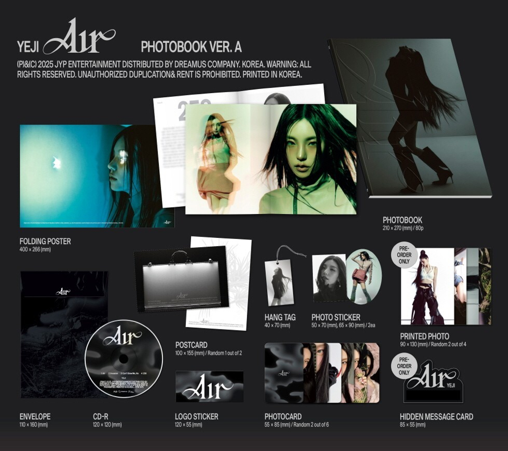 Альбом YEJI - Air (Photobook Ver.)
