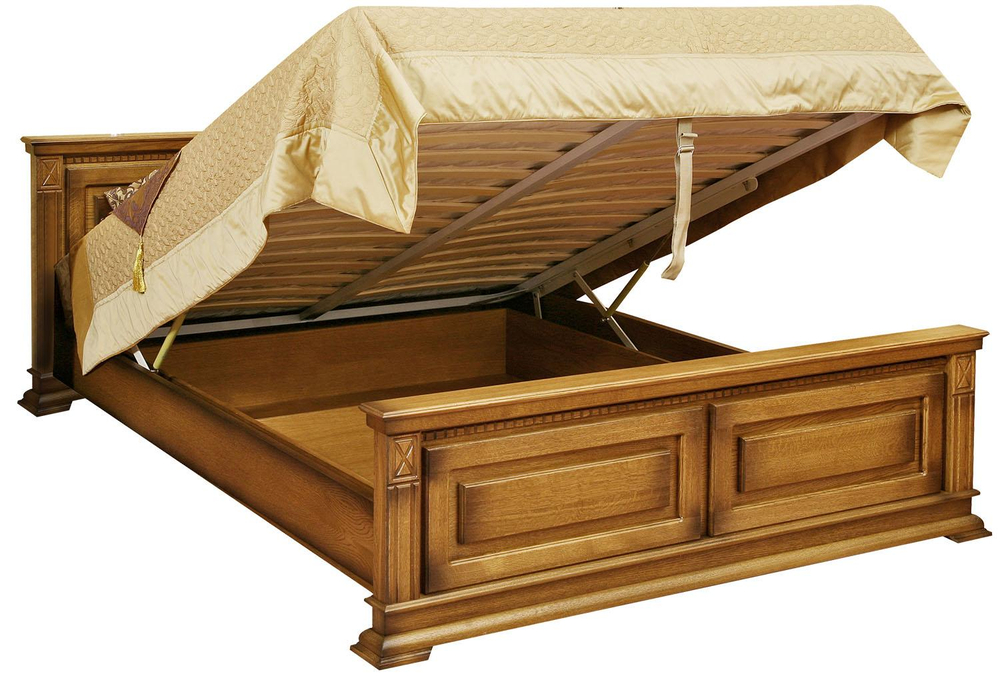 Кровать двойная «Верди Классик» с высоким изножьем