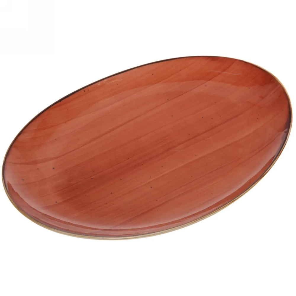 Тарелка керамическая «Corsica orange» 31*21*3,5см