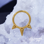 Кликер Spiked PVD Yellow 1.2мм