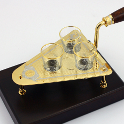 Мастерок  сувенирный со стопками "Златоуст"