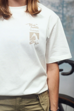 Футболка Nothomme Blue Retro Mountain Print Coolmax Pro T-Shirt "Original White"