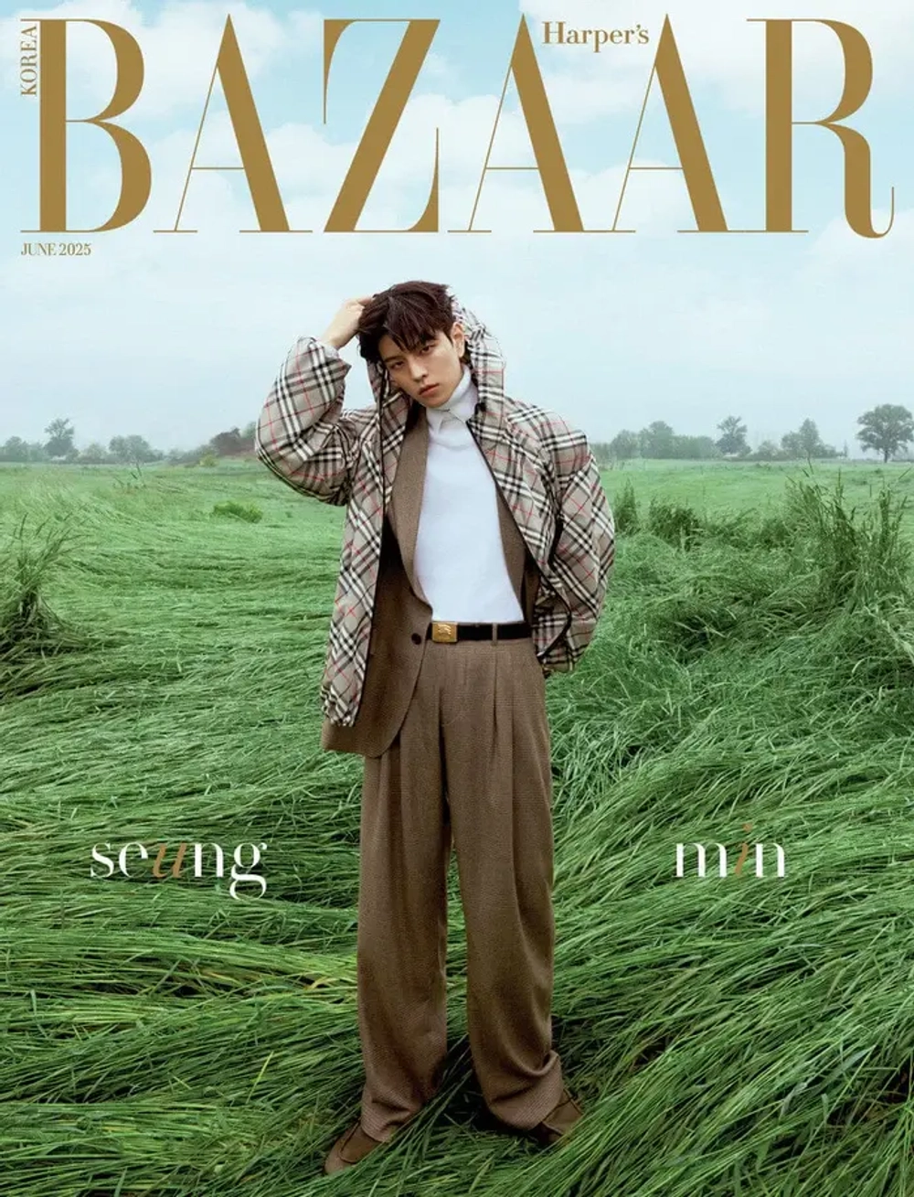 Журнал Bazaar - 2025. 06 [Обложка: Stray Kids Seungmin]