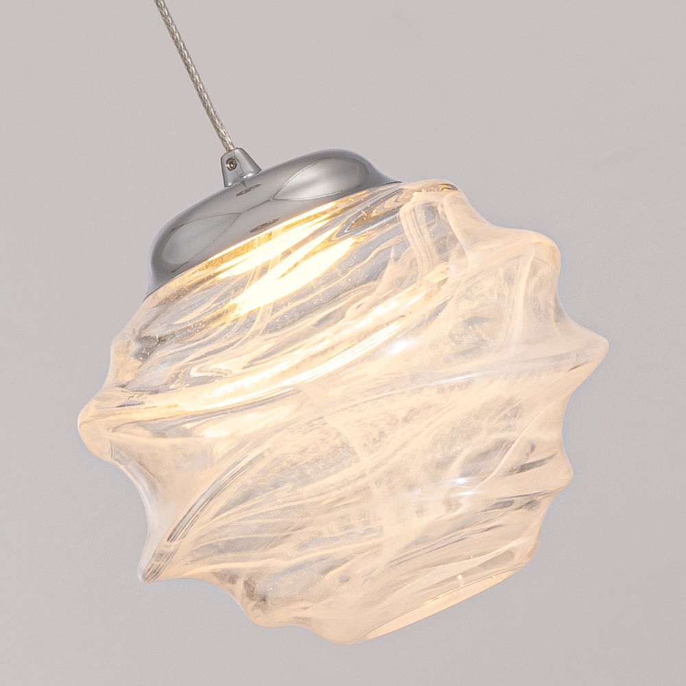 Подвесной светильник MD25030003-1A chrome/clear