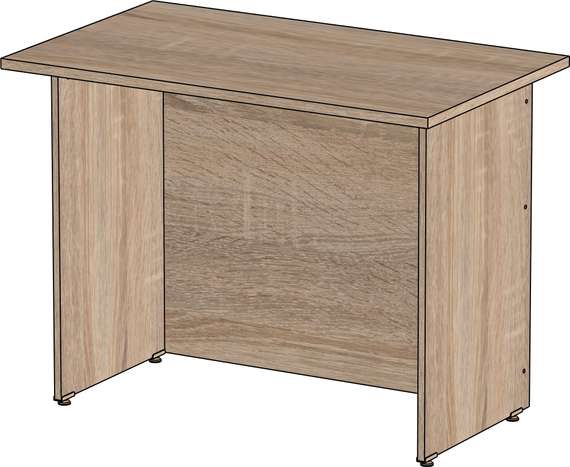 Стол письменный Стандарт Про дуб сонома