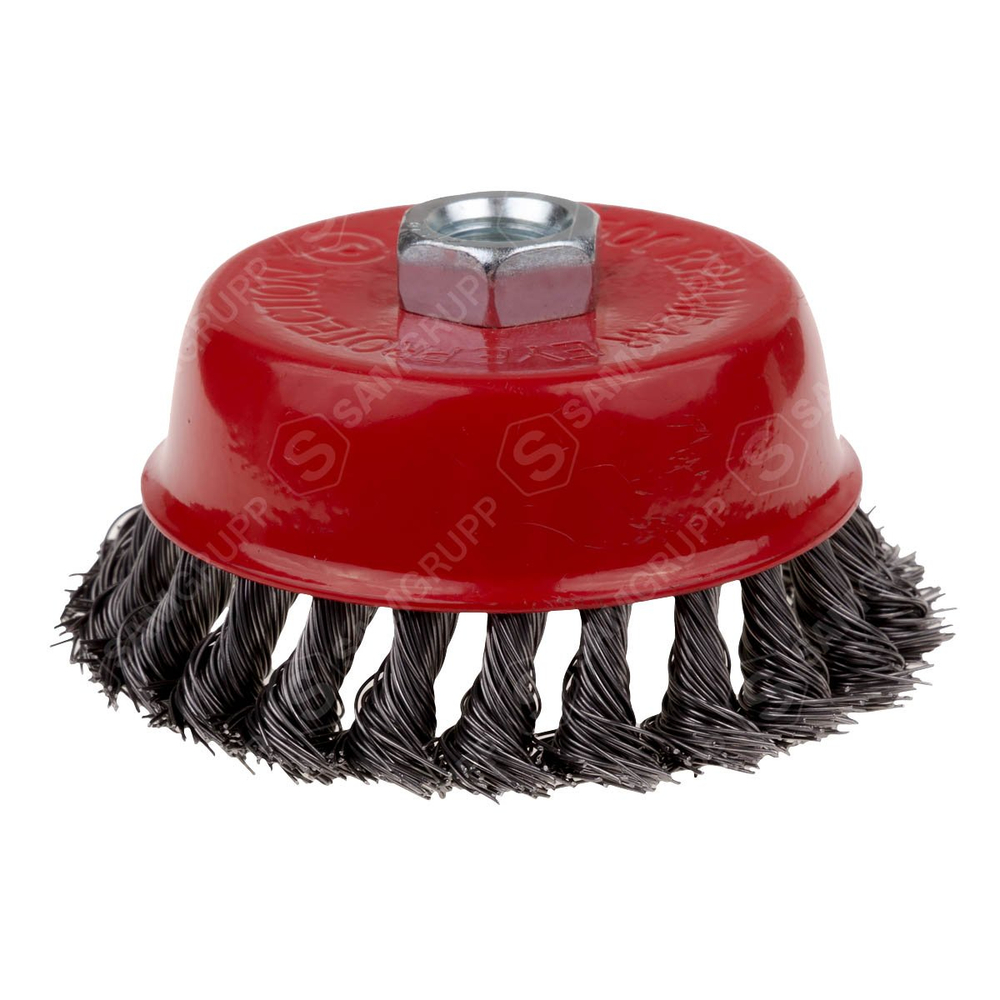 Щетка по нержавеющей стали для УШМ 150 мм М14 крученая Inox (чашечная)