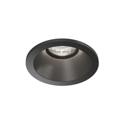 Встраиваемый влагозащищённый светильник COVE, IP44, до 15 Вт LED, GU10, алюминий, чёрный