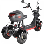 Электроскутер CityCoco WHITE SIBERIA TRIKE MINI 1500W Черный