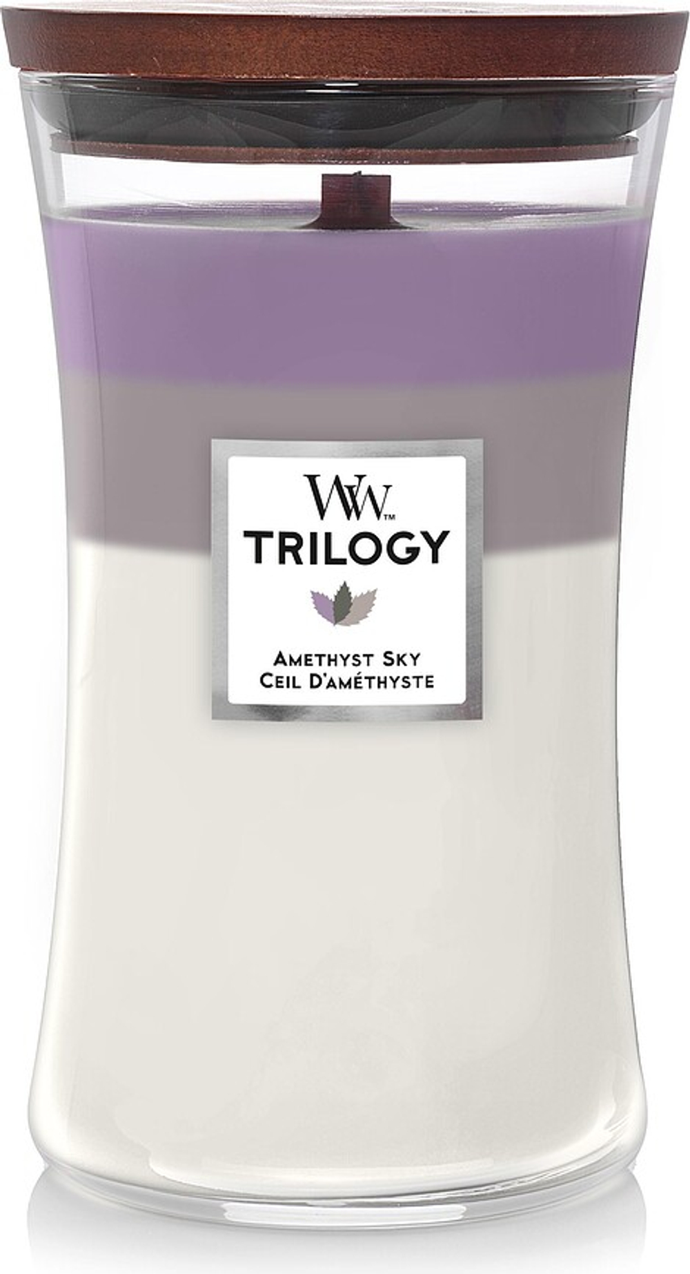 Свеча ароматическая WoodWick Trilogy Amethyst Sky